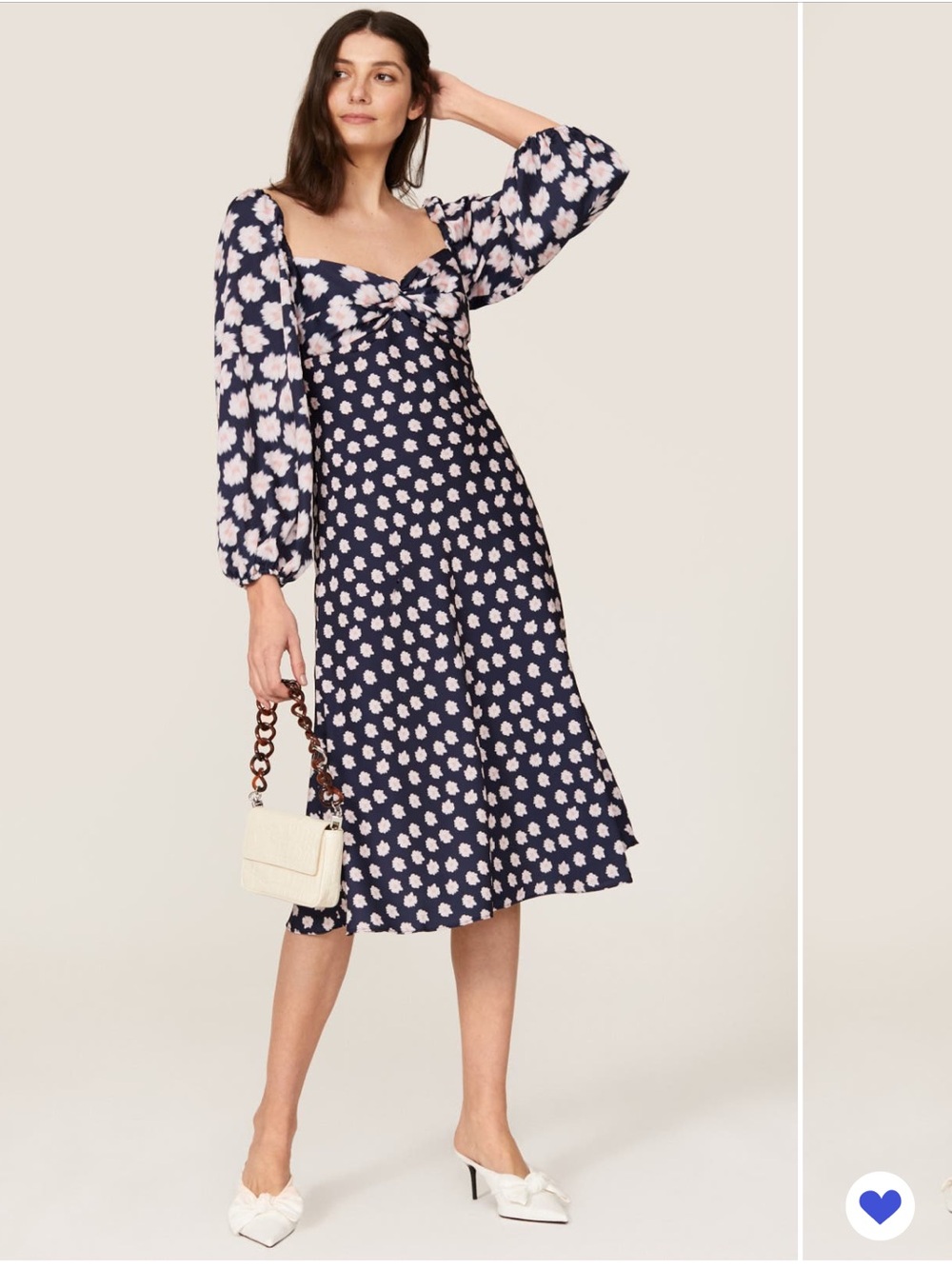 Sachin + Babi Navy Floral Melody Dress